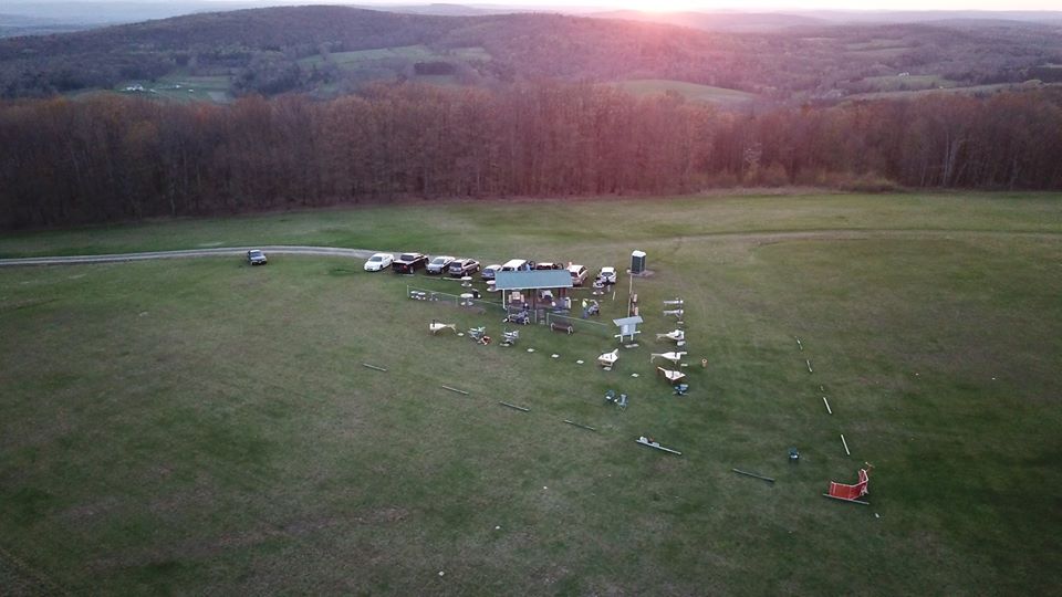 Aerial view lower pavilion